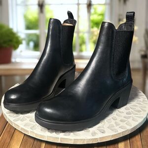 ECCO $225 Metropole Zurich Leather Chelsea Boot Women’s EU 38 55mm Heel NIB